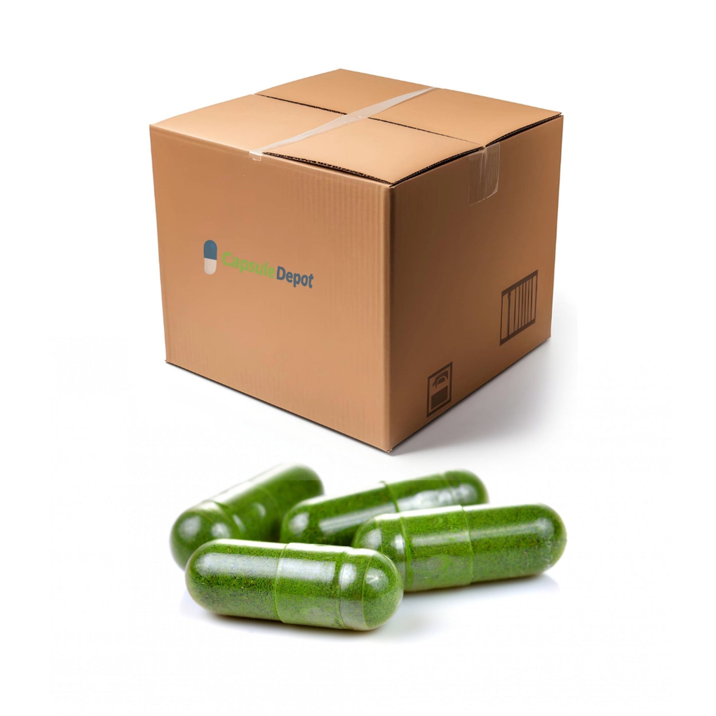 Capsule Depot - Clear Size 2 Empty Vegetarian Capsules - Empty Pill Capsules - 175,000,Clear