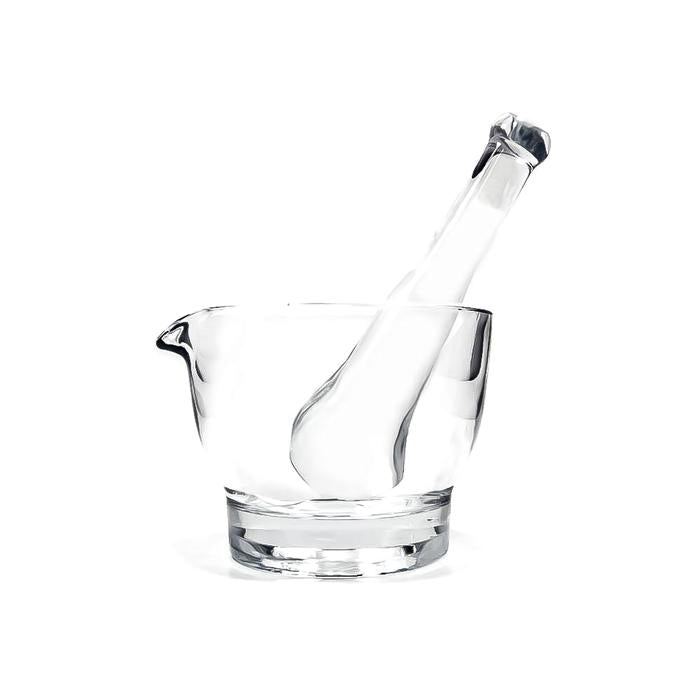 Capsule Depot 4oz Glass Mortar and Pestle Set