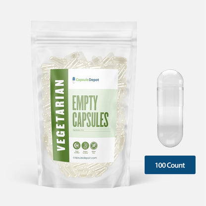 Size 0 Empty Vegetarian Capsules (HPMC) -Capsule Depot