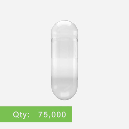 Size 00 Empty Vegetarian Capsules Wholesale Bulk – Capsule Depot - 75,000 Count